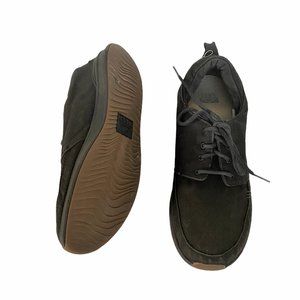 Mens Reef Rover Low Boat Canvas Black Sneakers